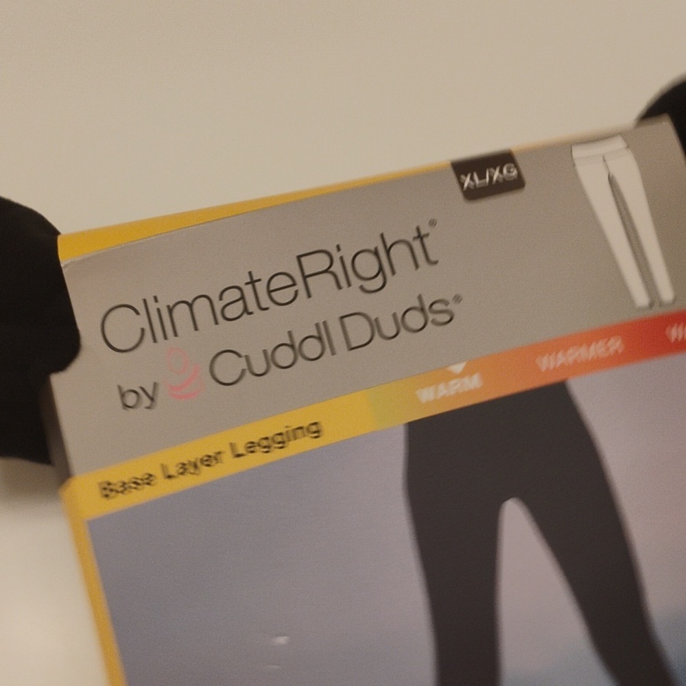 Ladies Climate Right Leggings By Cuddle Duds. - Picture 2 of 9